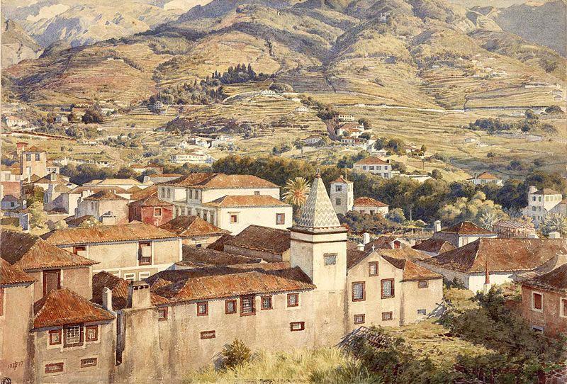 Funchal, Morning Sun, Sir Edward john poynter,bt.,P.R.A